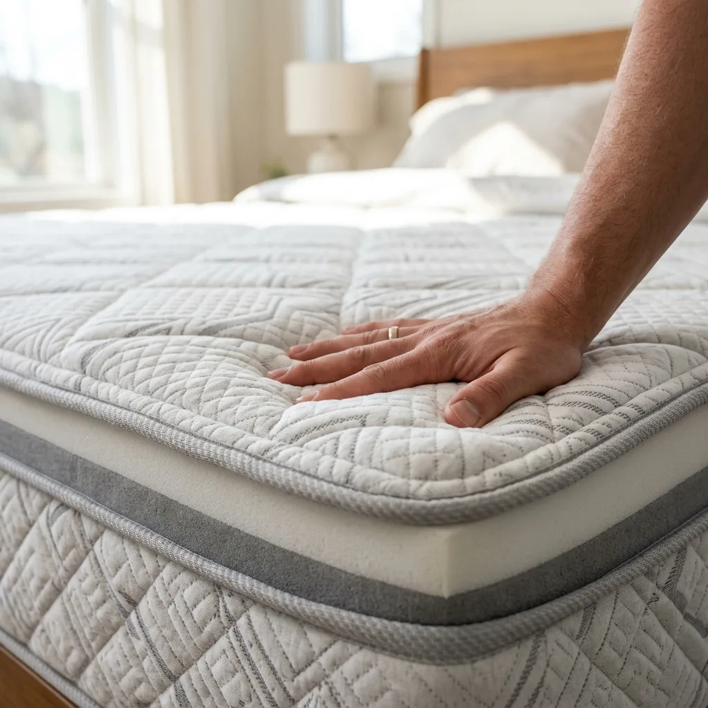 Dreamzone Matrace Recenze: Luxusní Spánek? 1 Detailní pohled na strukturu a potah matrace Dreamzone z JYSKu